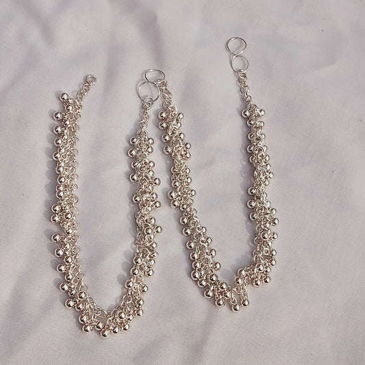 Elegant Antique Anklet Payals | Golden & Silver | Wedding & Party Jewelry for Women & Girls