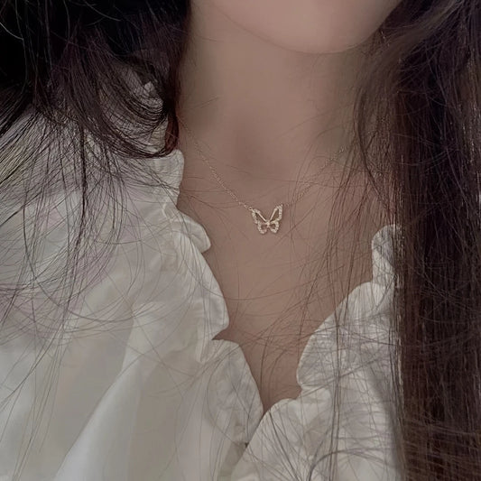 WhisperWing Butterfly Necklace – Delicate Elegance in Every Detail