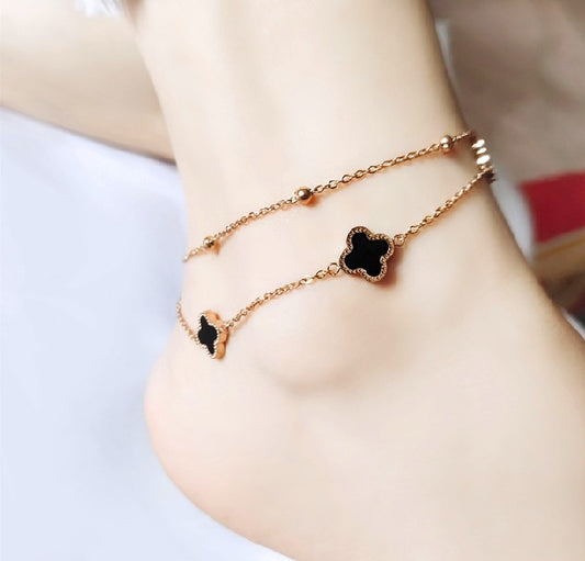 Trendy Korean Alloy Anklet/Bracelet | Celebrity Style | Elegant & Versatile for Students