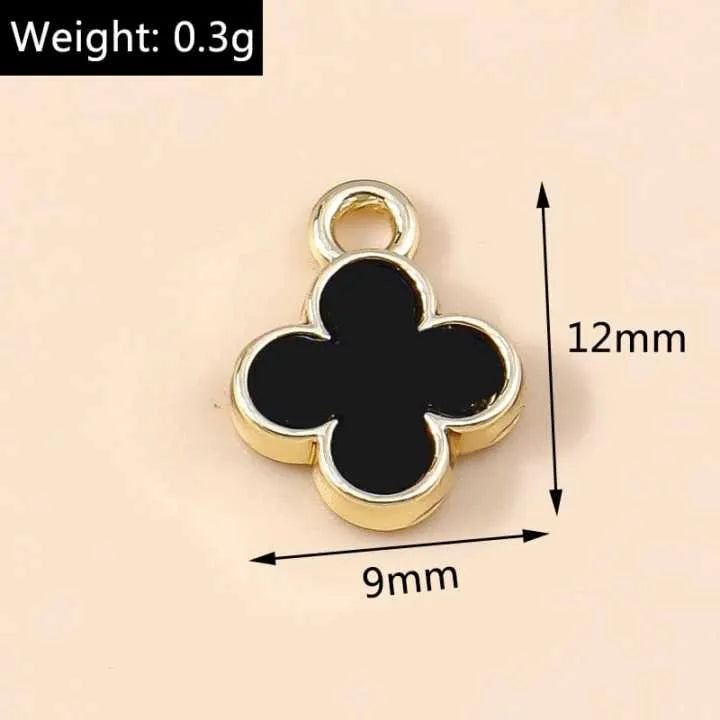 Black Clover Pendant Necklace