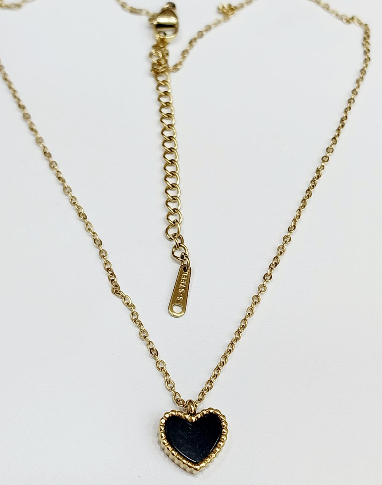 Trendy Heart Pendant Necklace – Stainless Steel, Anti-Tarnish & Waterproof for Girls & Women