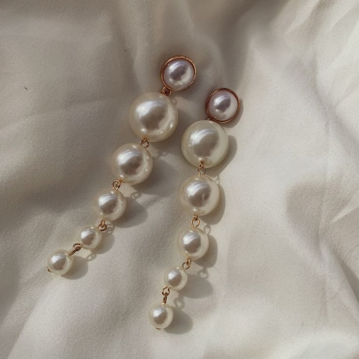 Elegant Pearl Drop Earrings | Fashion Jewelry for Girls & Women