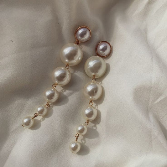 Elegant Pearl Drop Earrings | Fashion Jewelry for Girls & Women