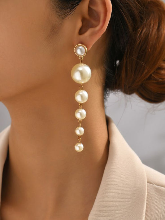 Elegant Pearl Drop Earrings | Fashion Jewelry for Girls & Women