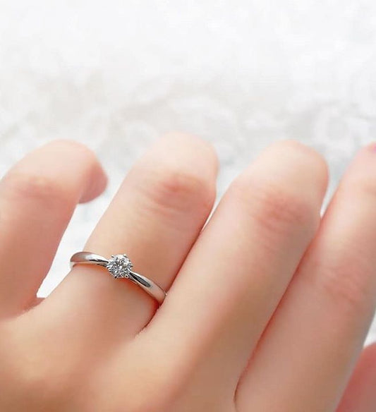 Diamond Stainless Steel Ring for Women & Girls – Stylish & Durable