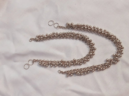 Elegant Antique Anklet Payals | Golden & Silver | Wedding & Party Jewelry for Women & Girls