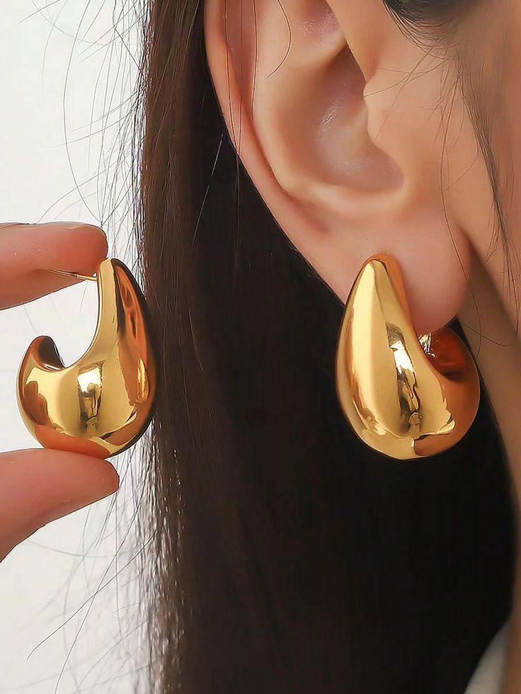 Simple & Cute Korean Hoop Earrings | Stylish Premium Jewelry Set for Girl