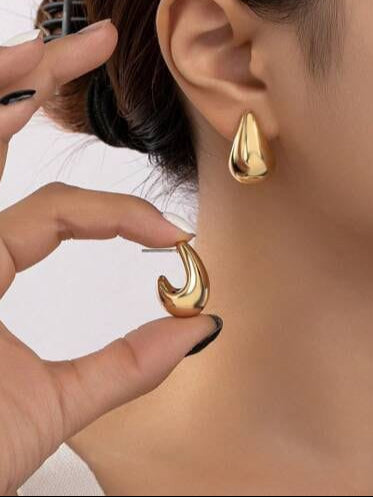 Simple & Cute Korean Hoop Earrings | Stylish Premium Jewelry Set for Girl