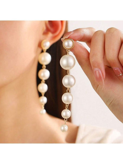 Elegant Pearl Drop Earrings | Fashion Jewelry for Girls & Women